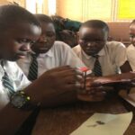 Group work in action at St Lawrence Primary School, Kigowa